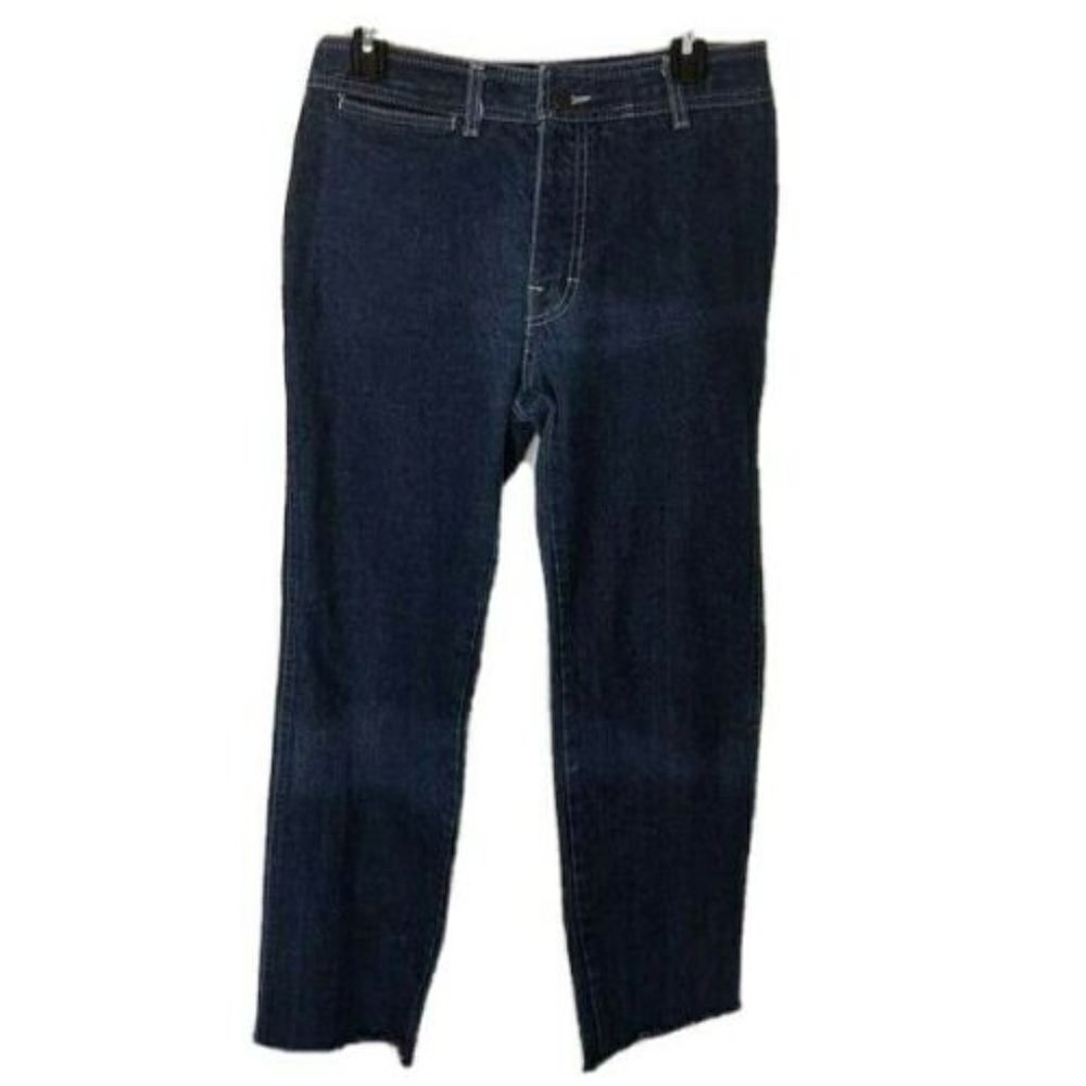 Jean St. Germain Paris Jeans Womens Size 40 Vintage Blue Denim Zipper Button